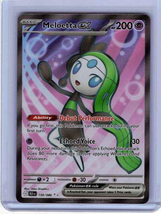 Meloetta ex #159/086 SV: Black Bolt