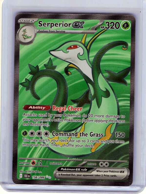 Serperior ex #156/086 SV: Black Bolt