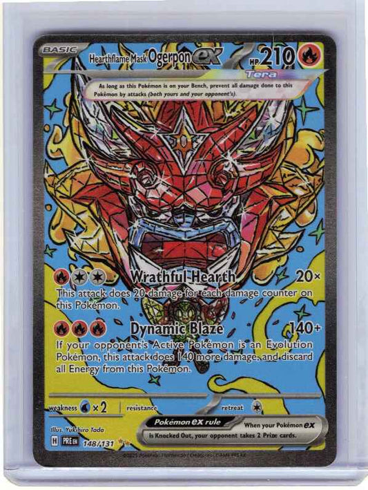 Hearthflame Mask Ogerpon ex #148/131 SV: Prismatic Evolutions