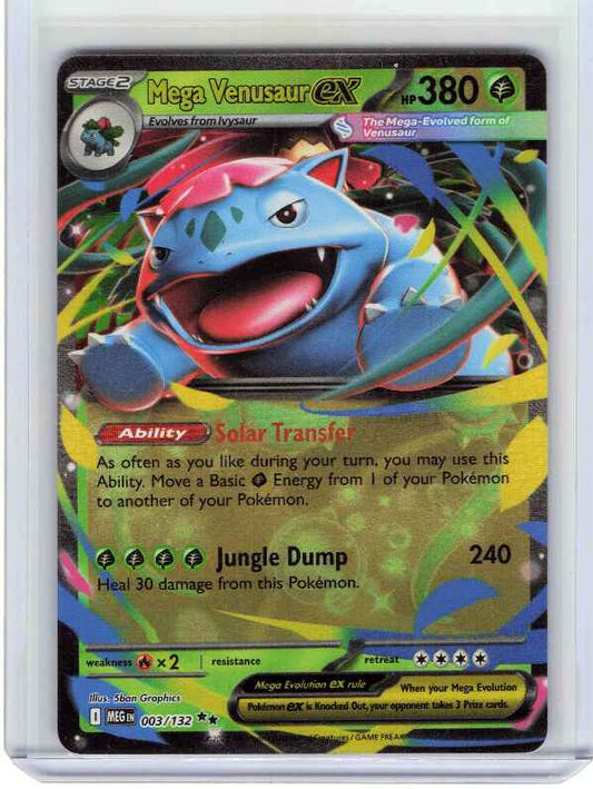 Mega Venusaur ex #003/132 ME01: Mega Evolution