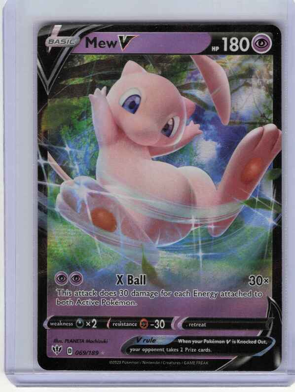Mew V #069/189 SWSH03: Darkness Ablaze