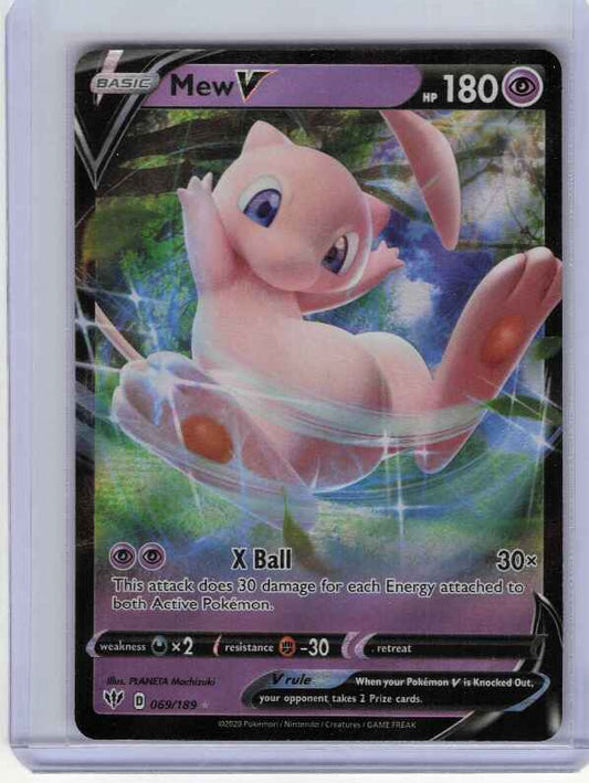 Mew V #069/189 SWSH03: Darkness Ablaze