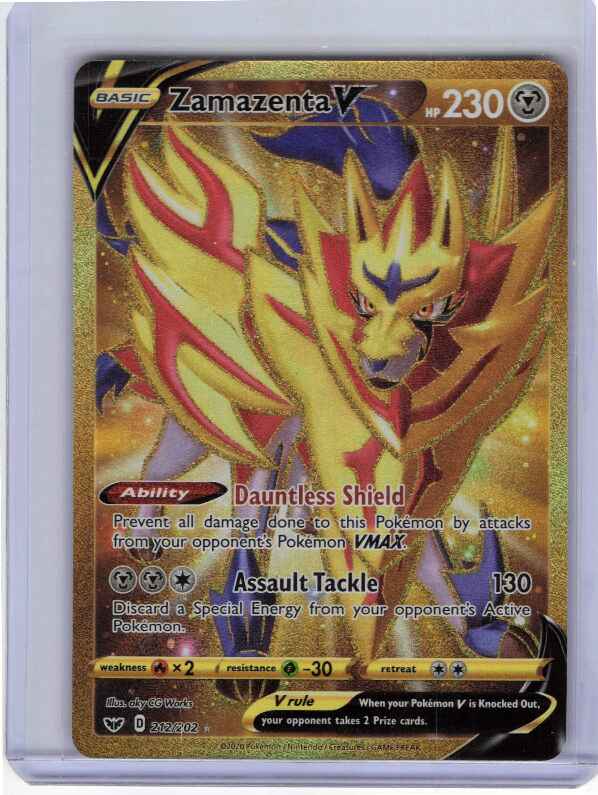 Zamazenta V #212/202 SWSH01: Sword & Shield Base Set