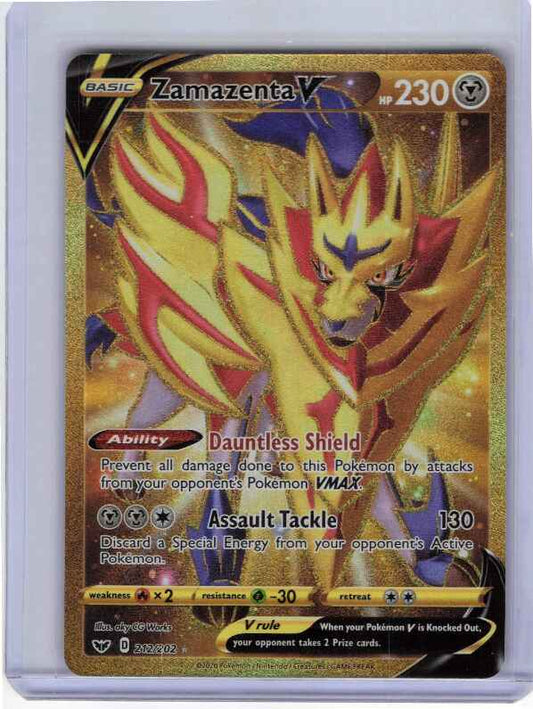 Zamazenta V #212/202 SWSH01: Sword & Shield Base Set