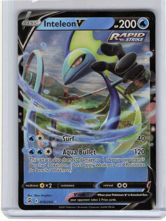 Inteleon V #078/264 SWSH08: Fusion Strike