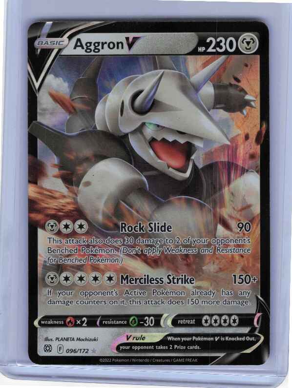 Aggron V #096/172 SWSH09: Brilliant Stars