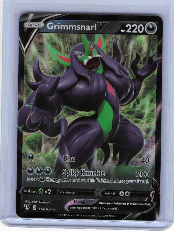 Grimmsnarl V #114/189 SWSH03: Darkness Ablaze
