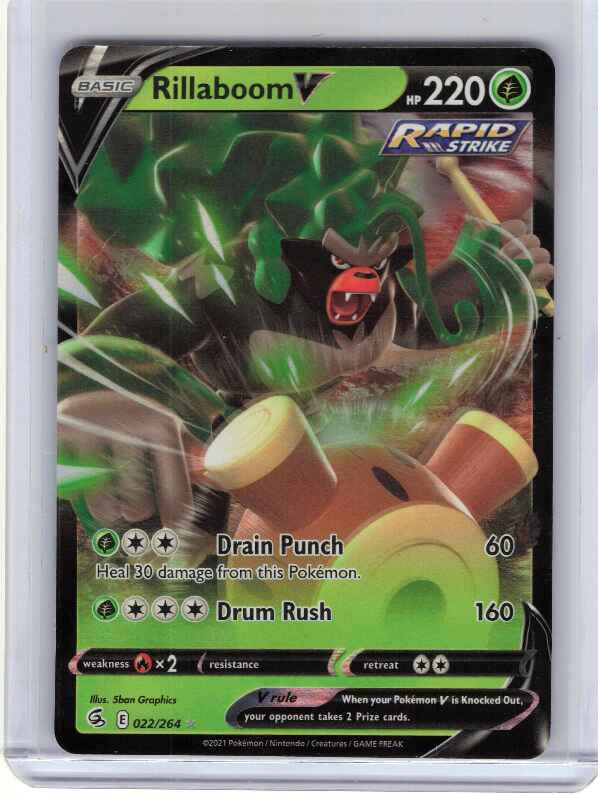 Rillaboom V #022/264 SWSH08: Fusion Strike