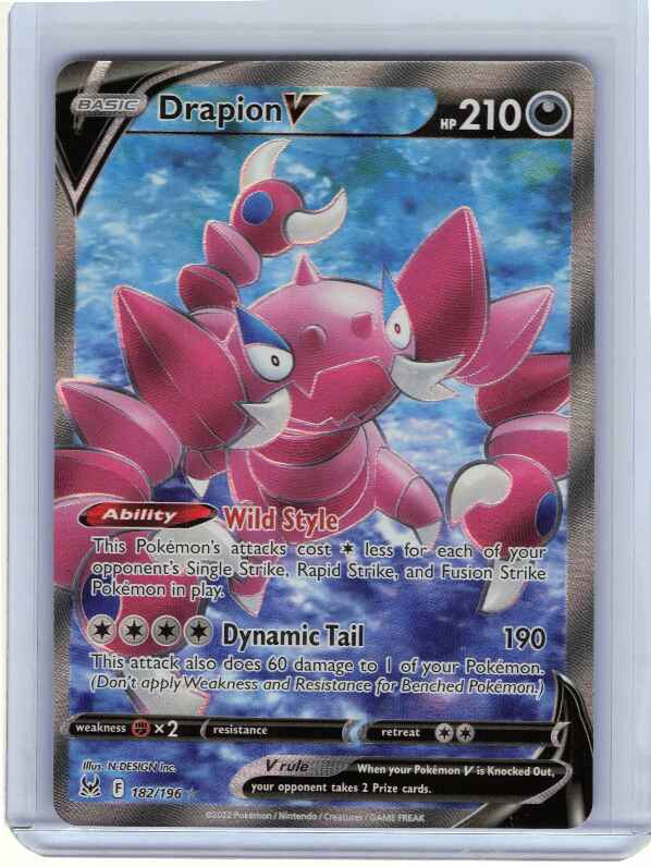 Drapion V #182/196 SWSH11: Lost Origin