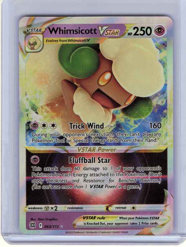 Whimsicott VSTAR #065/172 SWSH09: Brilliant Stars