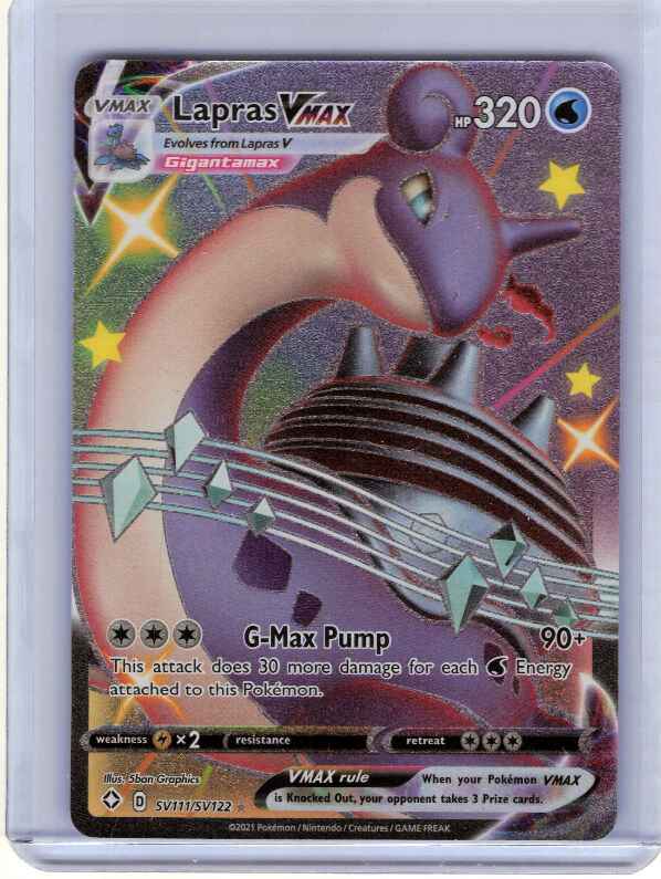 Lapras VMAX #SV111/SV122 Shining Fates: Shiny Vault