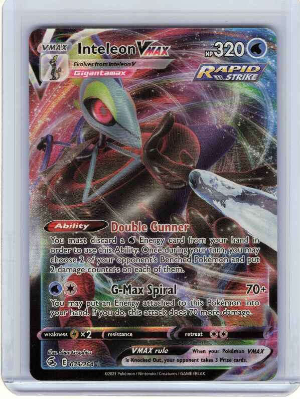 Inteleon VMAX #079/264 SWSH08: Fusion Strike