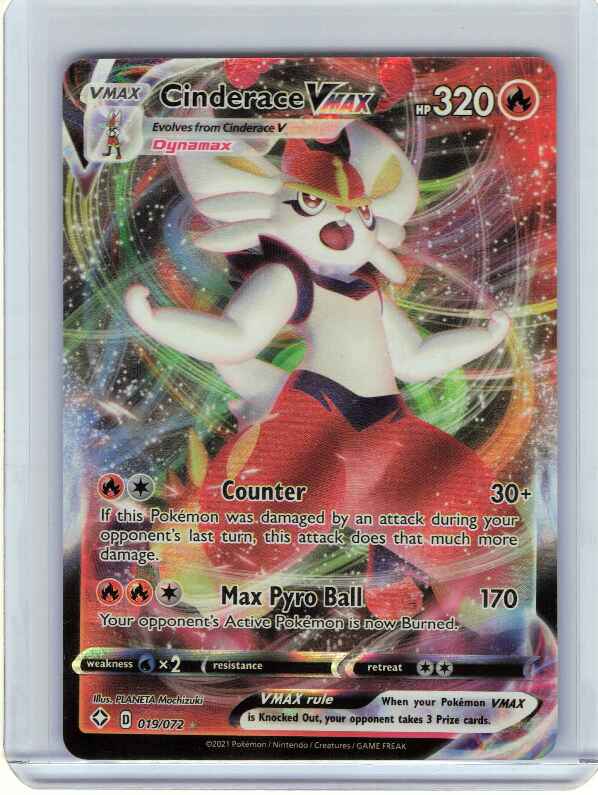 Cinderace VMAX #019/072: Shining Fates