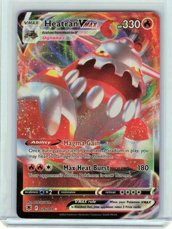 Heatran VMAX #026/189 SWSH10: Astral Radiance