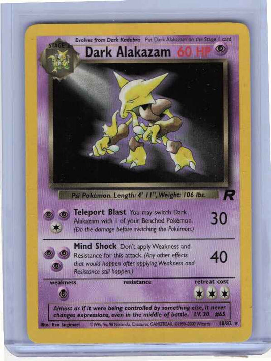 Dark Alakazam #18/82: Team Rocket