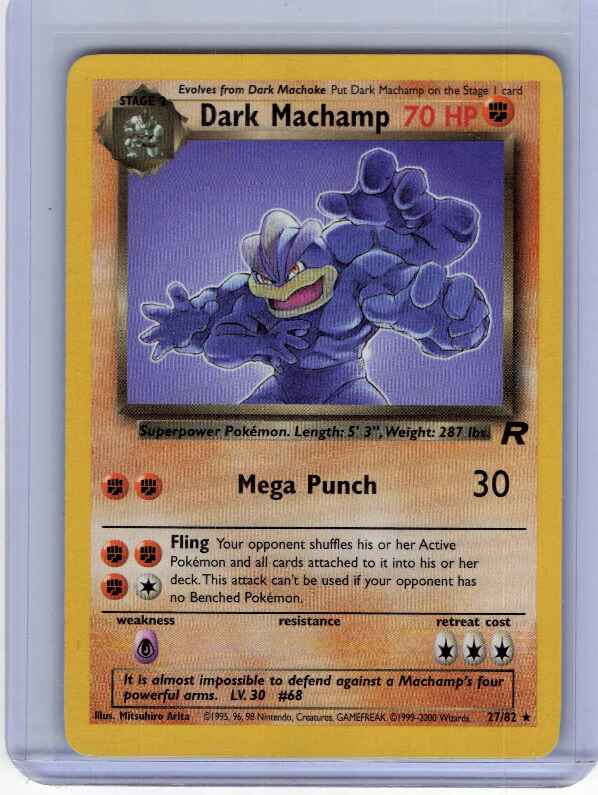 Dark Machamp #27/82: Team Rocket