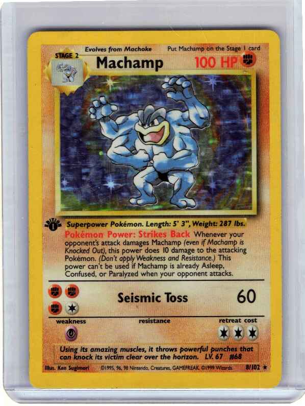 Machamp [1st Edition] #8/102: Base Set