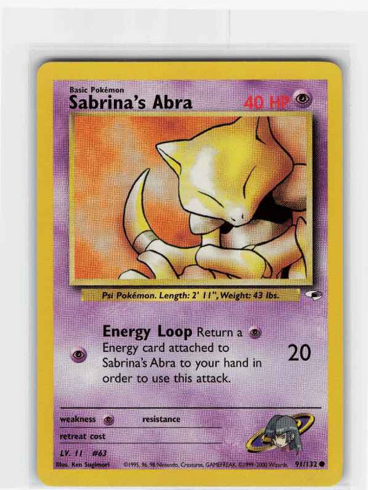 Sabrina's Abra #091/132: Gym Heroes