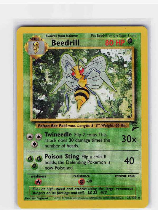 Beedrill #021/130: Base Set 2