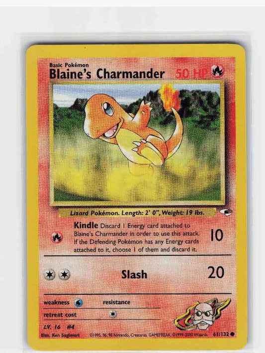 Blaine's Charmander #061/132: Gym Heroes