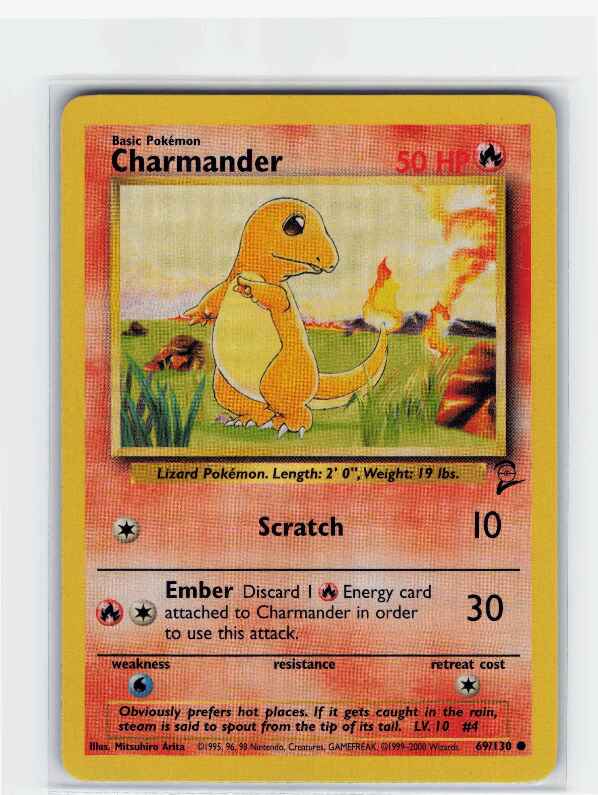 Charmander #069/130: Base Set 2
