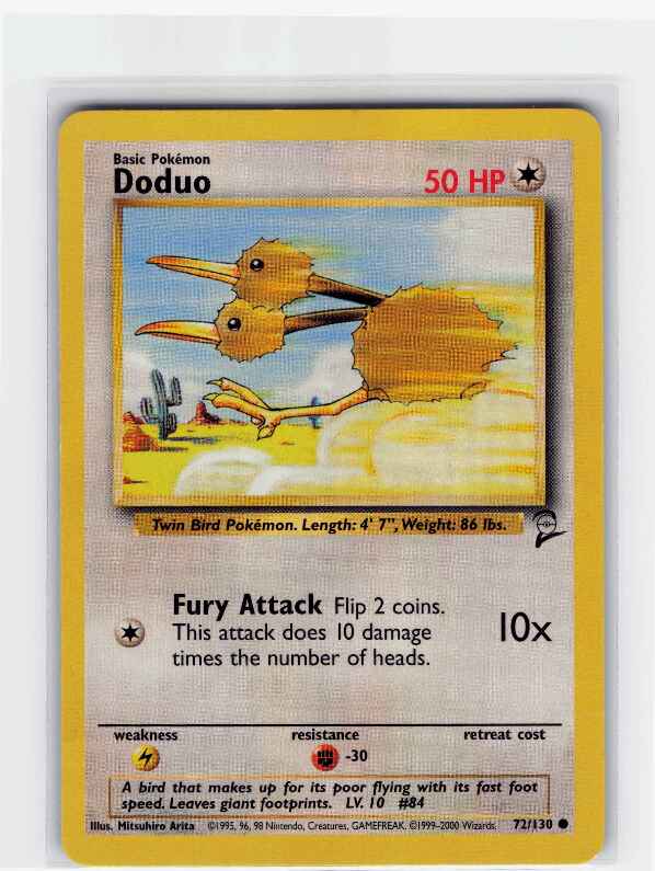 Doduo #072/130: Base Set 2