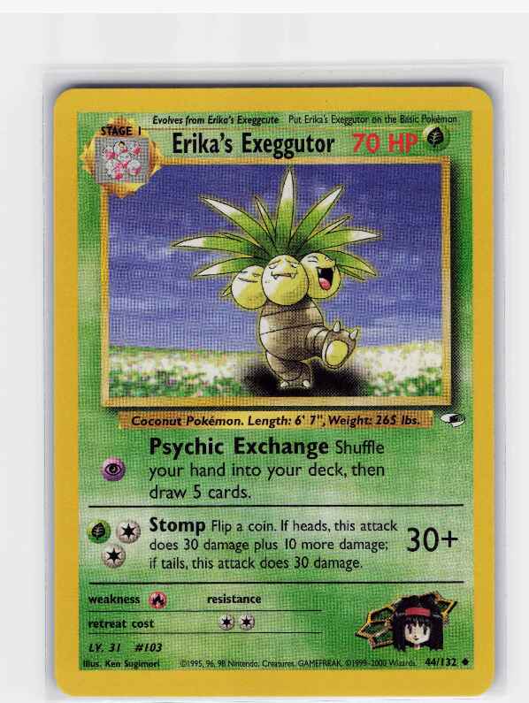 Erika's Exeggutor #044/132: Gym Heroes