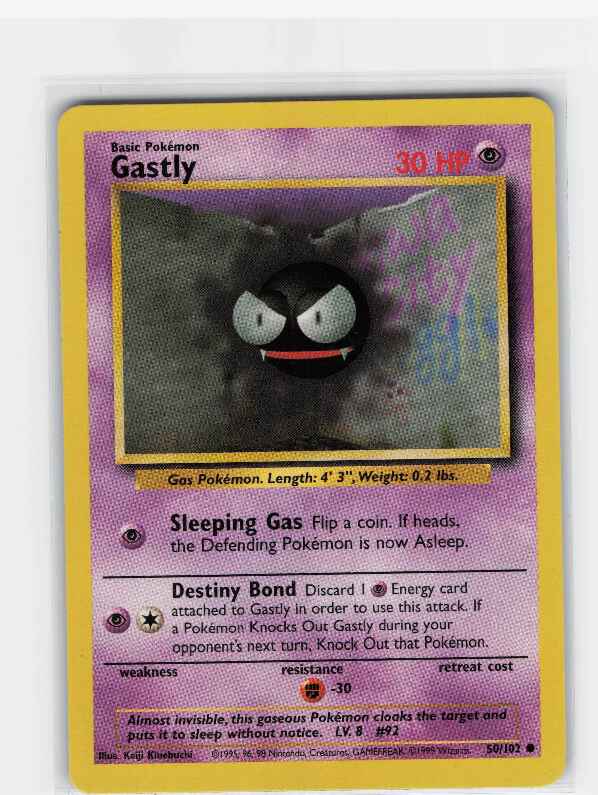 Gastly #50/102: Base Set