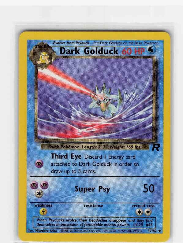 Dark Golduck #37/82: Team Rocket