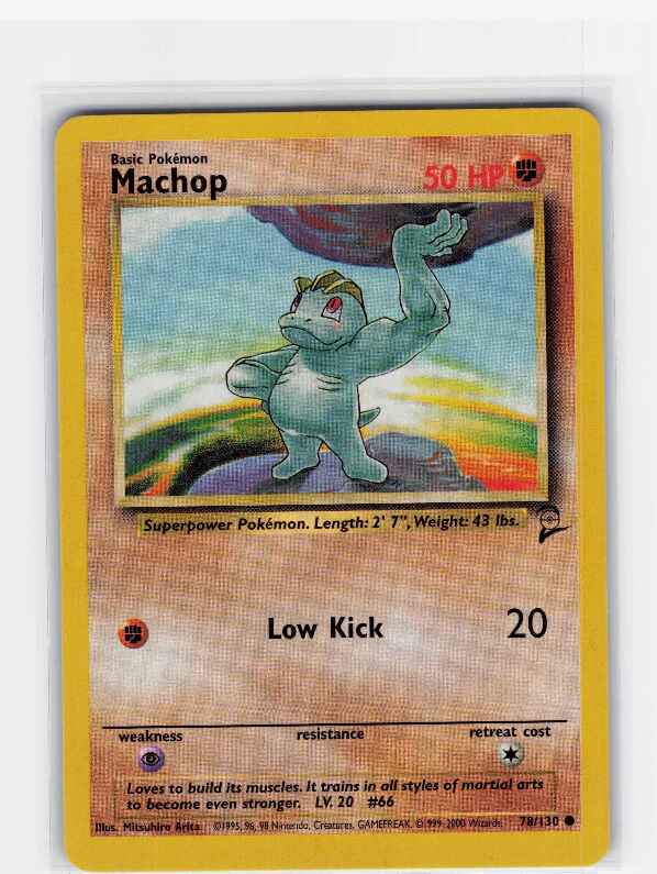 Machop #078/130: Base Set 2