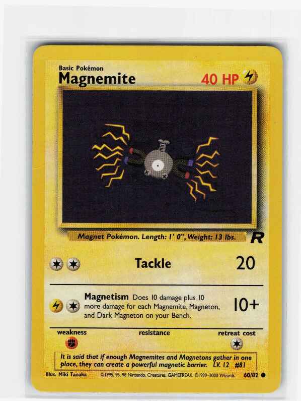 Magnemite #60/82: Team Rocket