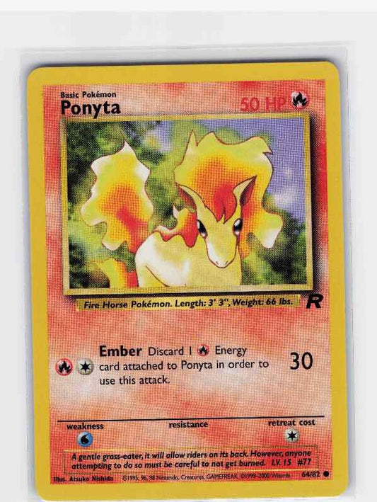 Ponyta #64/82: Team Rocket