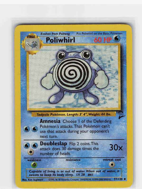 Poliwhirl #057/130: Base Set 2