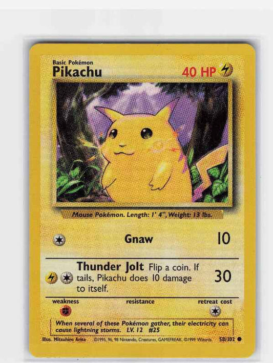 Pikachu #058/102: Base Set