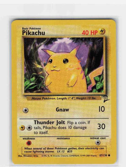 Pikachu #087/130: Base Set 2