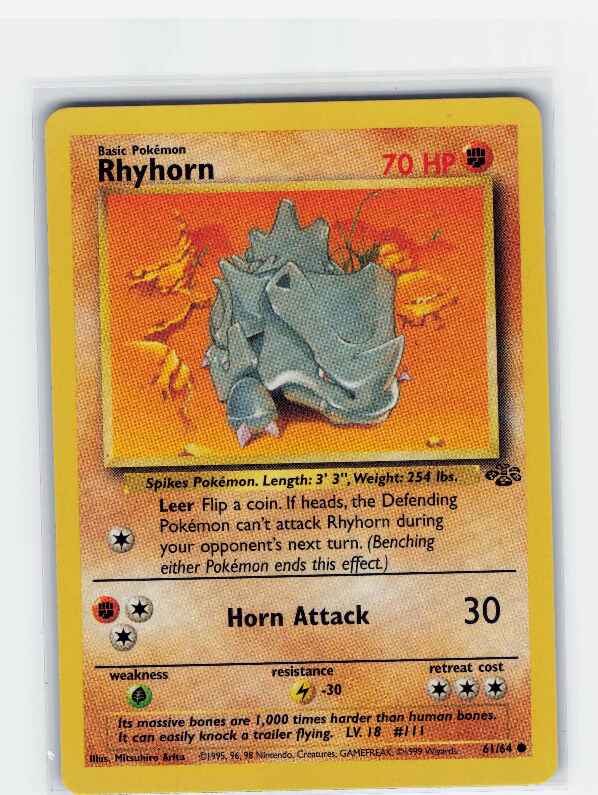 Rhyhorn #61/64: Jungle