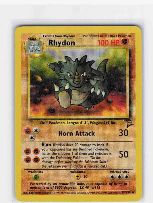 Rhydon #059/130: Base Set 2