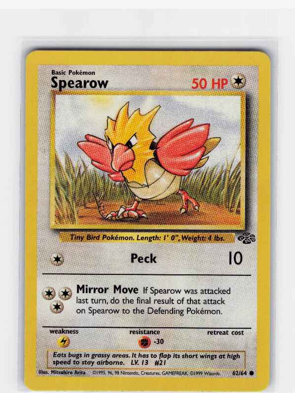 Spearow #62/64: Jungle