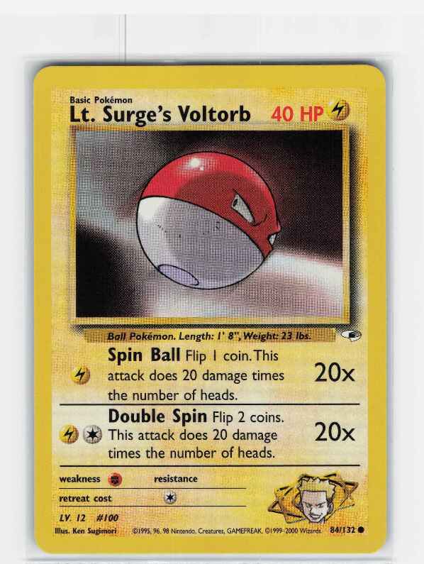 Lt. Surge's Voltorb #084/132: Gym Heroes