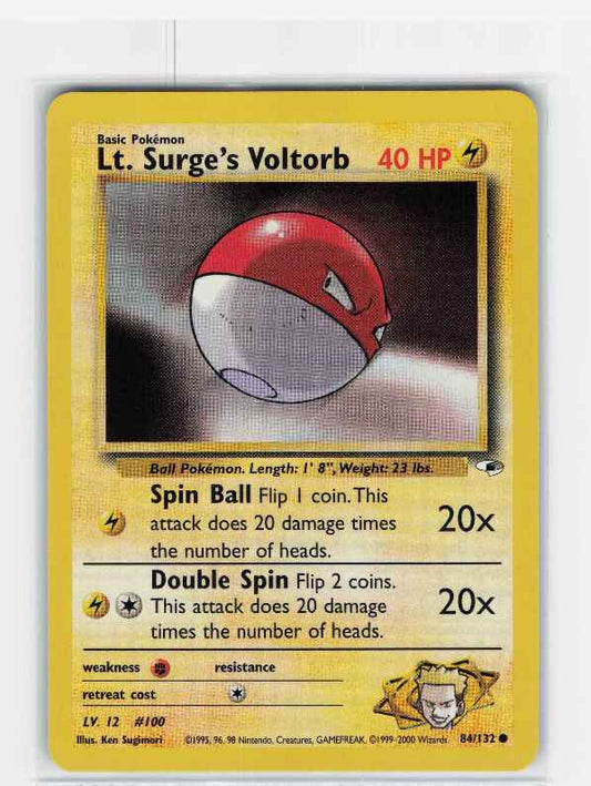 Lt. Surge's Voltorb #084/132: Gym Heroes