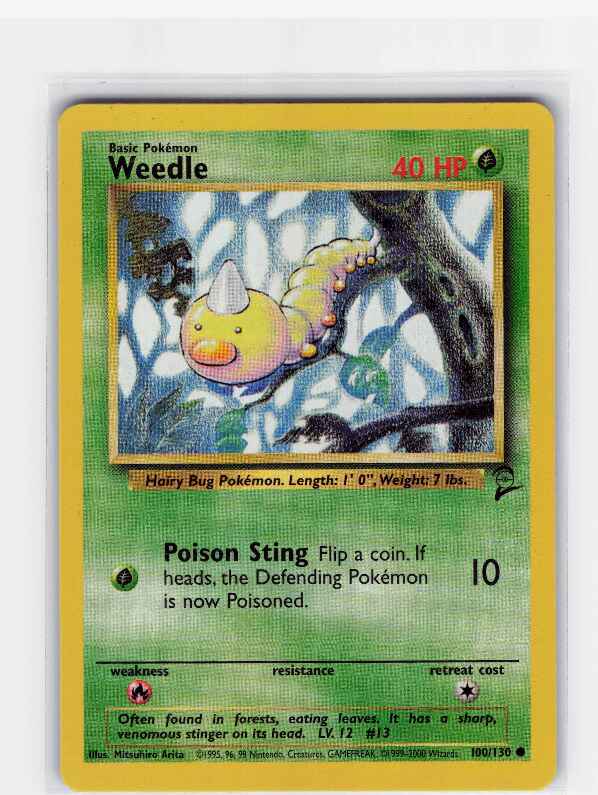 Weedle #100/130: Base Set 2