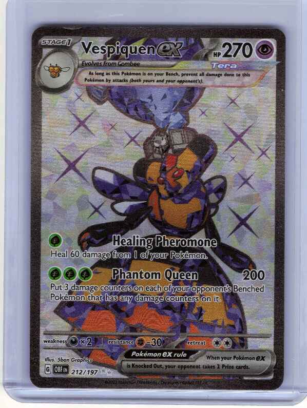 Vespiquen ex #212/197 SV03: Obsidian Flames