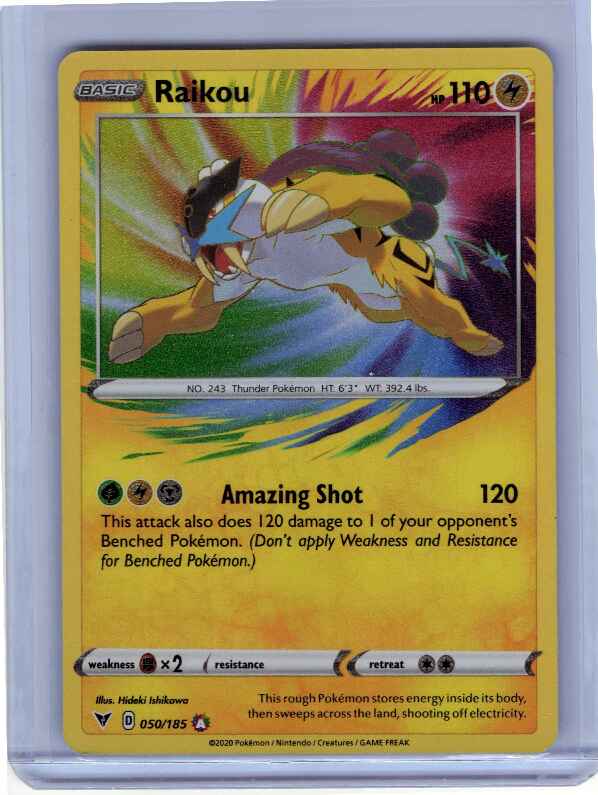 Raikou #050/185 SWSH04: Vivid Voltage