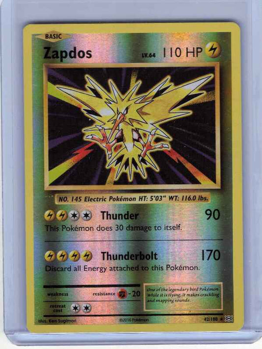 Zapdos #42/108: XY - Evolutions
