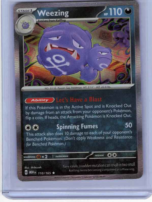 Weezing #110/165 SV: Scarlet & Violet 151