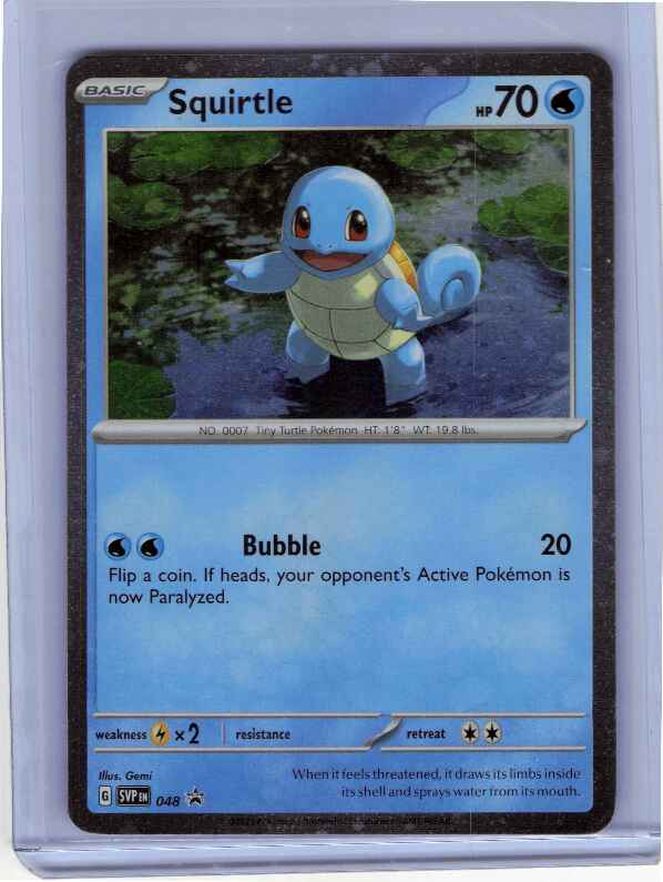 Squirtle #048 SV: Scarlet & Violet Promo Cards