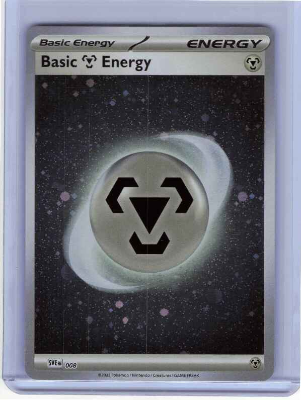 Basic Metal Energy [Cosmos Holo] #008 SVE: Scarlet & Violet Energies