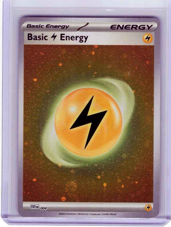 Basic Lightning Energy [Cosmos Holo] #004 SVE: Scarlet & Violet Energies