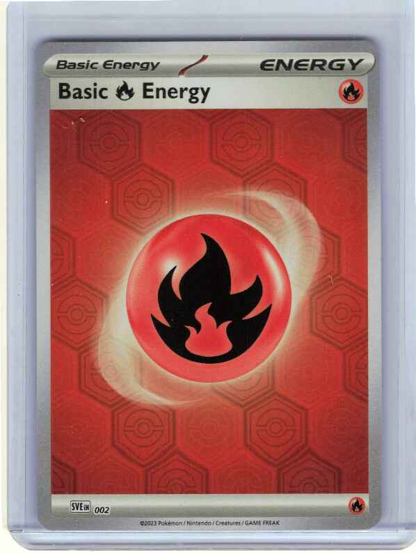 Basic Fire Energy [Holo] #2 SVE: Scarlet & Violet Energies