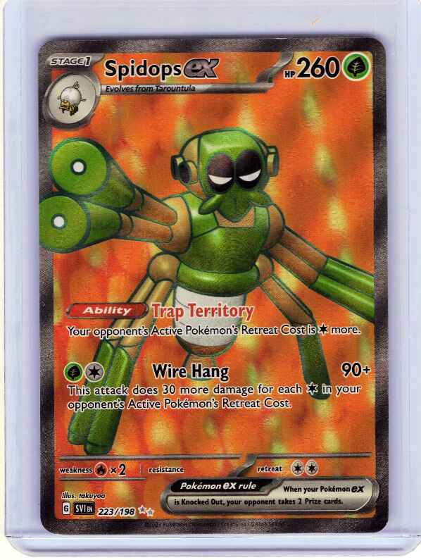Spidops ex #223/198 SV01: Scarlet & Violet Base Set